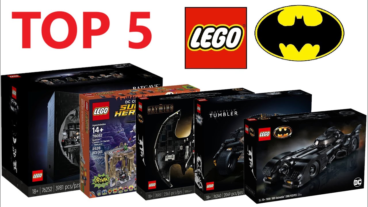 Top 5 biggest LEGO Batman sets ever Compilation/Collection Speed Build