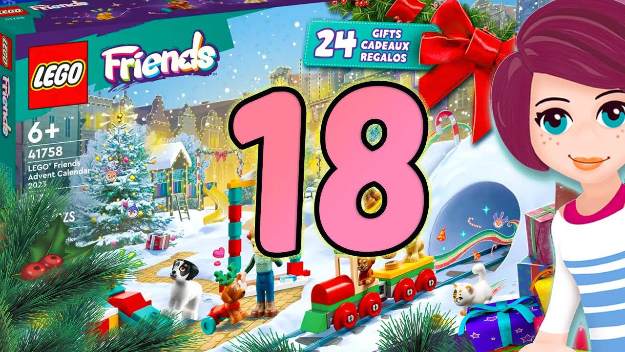 It's a week until Christmas 😬🎉🎄🎅🏻 Opening door 18 of LEGO Friends Advent Calendar 2023