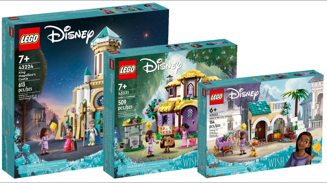 All LEGO Disney´s Wish sets 2023 Compilation/Collection Speed Build