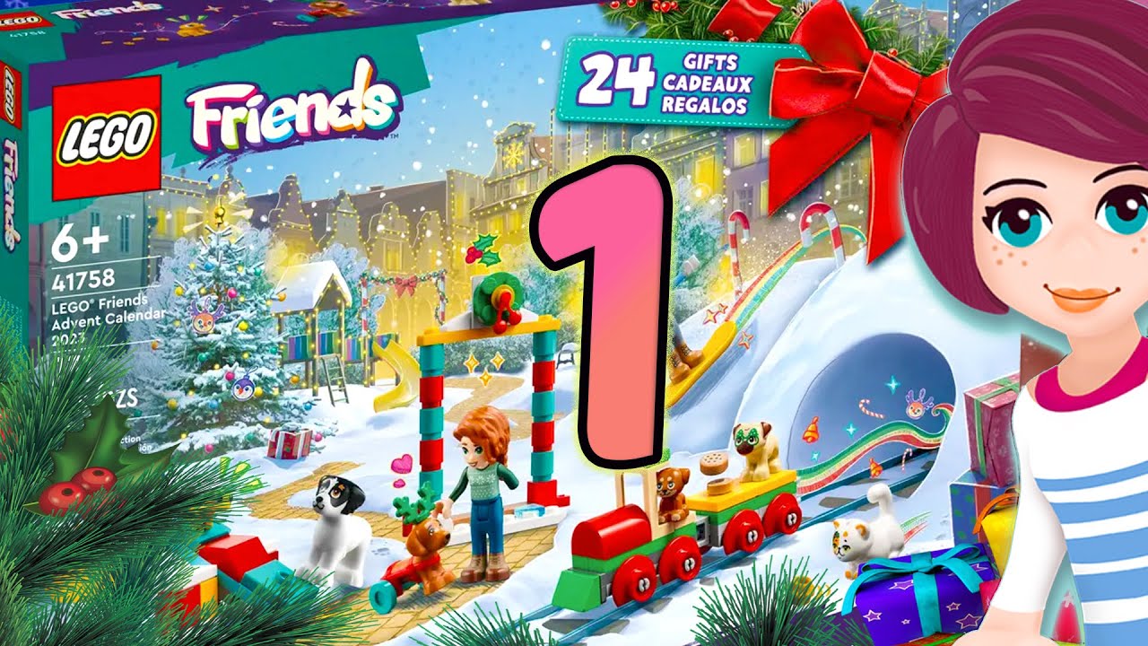 It's Christmas! Ok, not yet, but we are COUNTING DOWN! Day 1 Opening LEGO Friends Advent Calendar