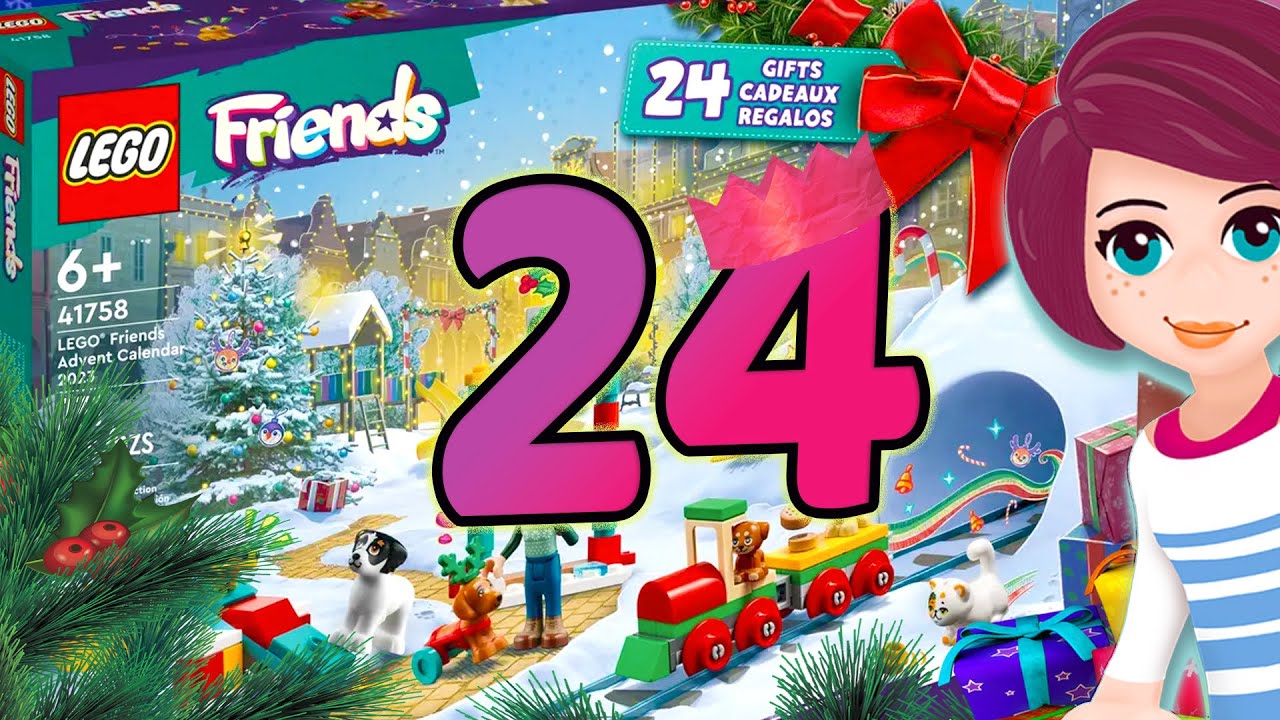 It’s Christmas Eve! Opening door 24 LEGO Friends Advent Calendar 2023