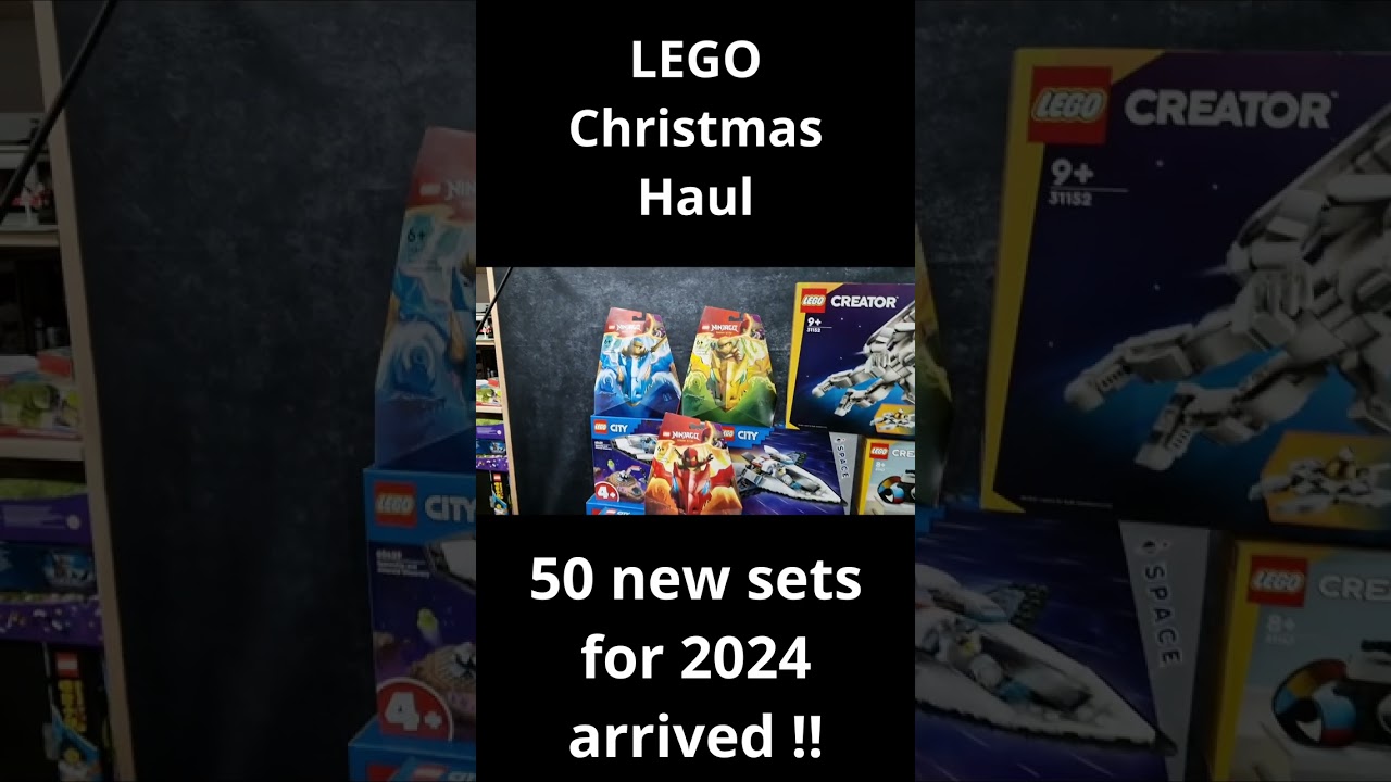 LEGO Christmas Haul – 50 new sets #shorts