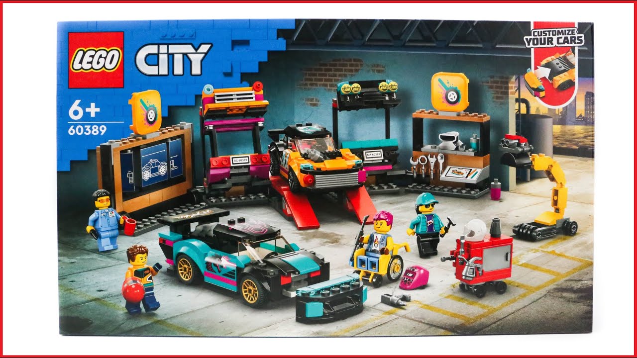 LEGO City 60389 Custom Car Garage Speed Build