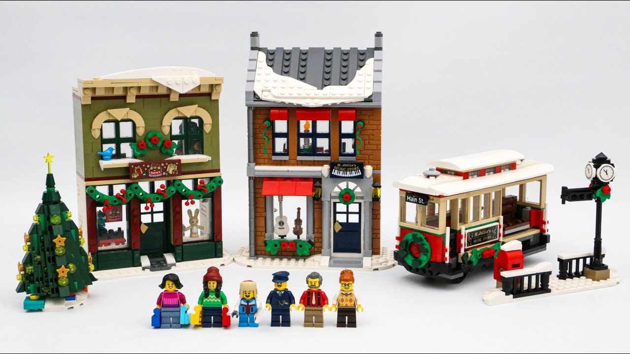 LEGO Icons 10308 Holiday Main Street Speed Build