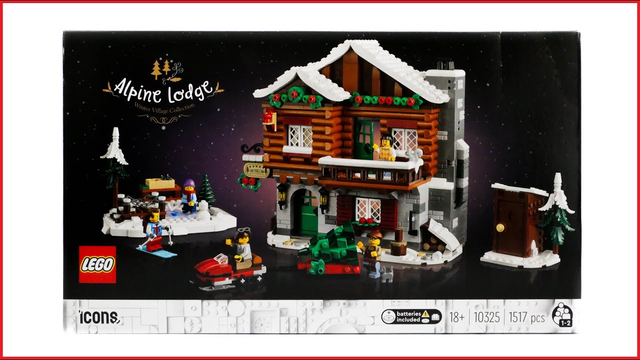 LEGO Icons 10325 Alpine Lodge Speed Build