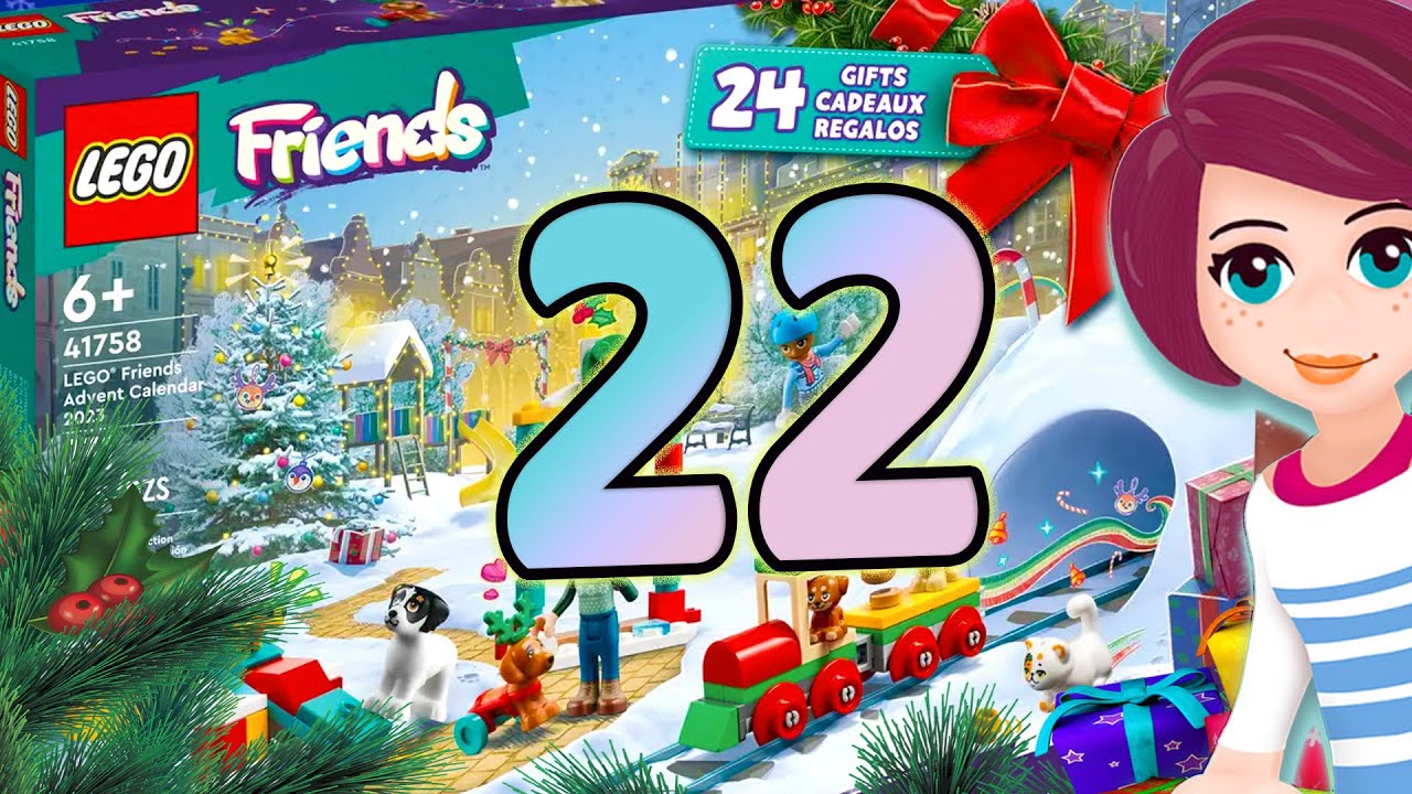 Opening day 22 of LEGO Friends Advent Calendar 2023