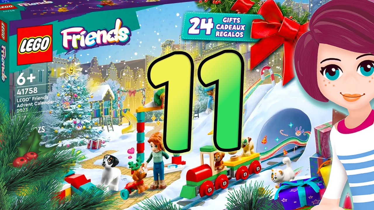 Opening door 11 of LEGO Friends Advent Calendar 2023