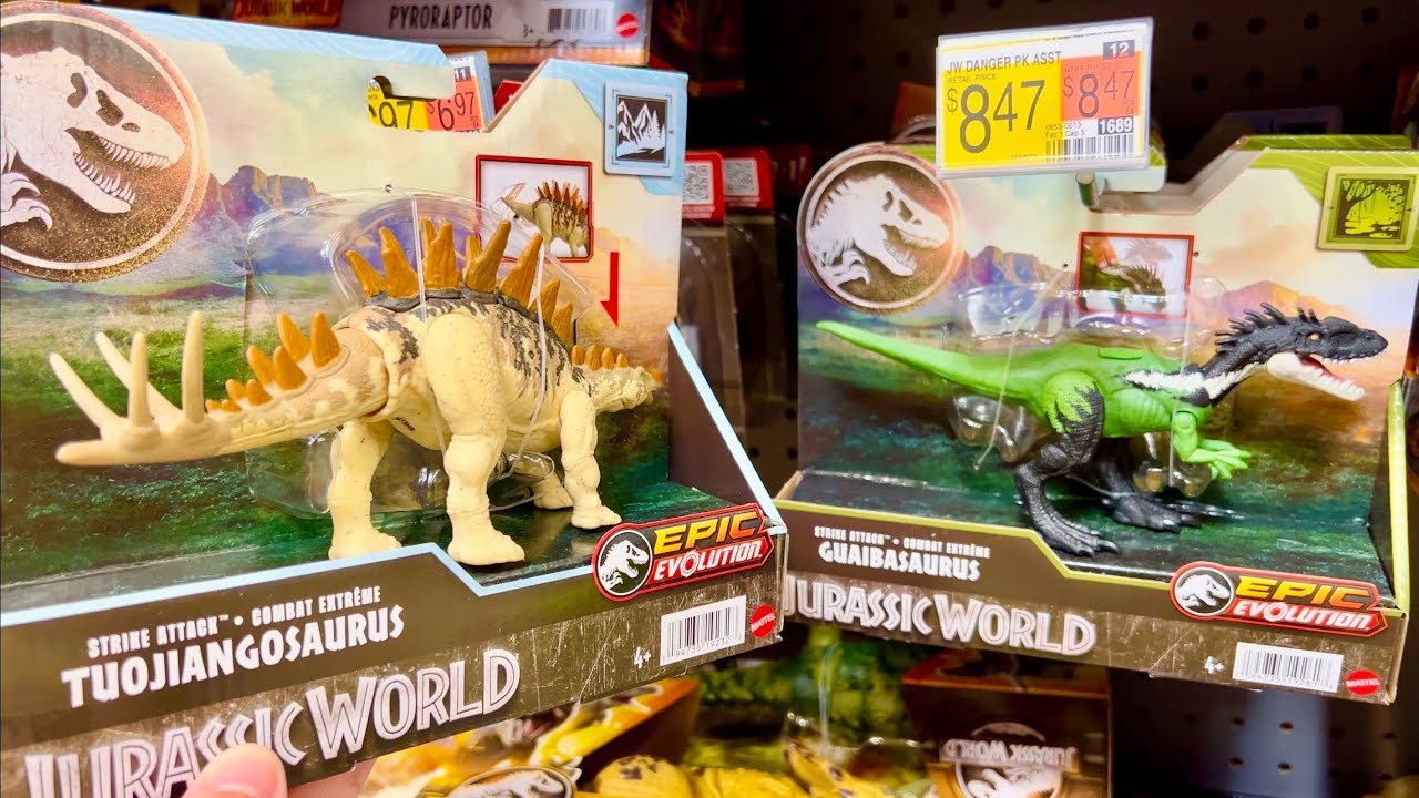 The Hardest Names to Pronounce – NEW Jurassic World Epic Toys – Tuojiangosaurus & Guaibasaurus