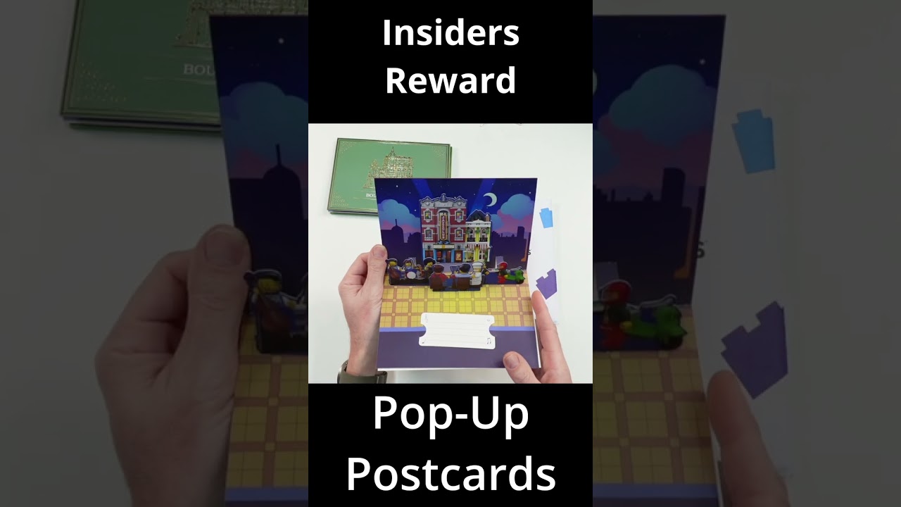 2 Packs of Pop Up Postcards – LEGO Insiders Reward #shorts