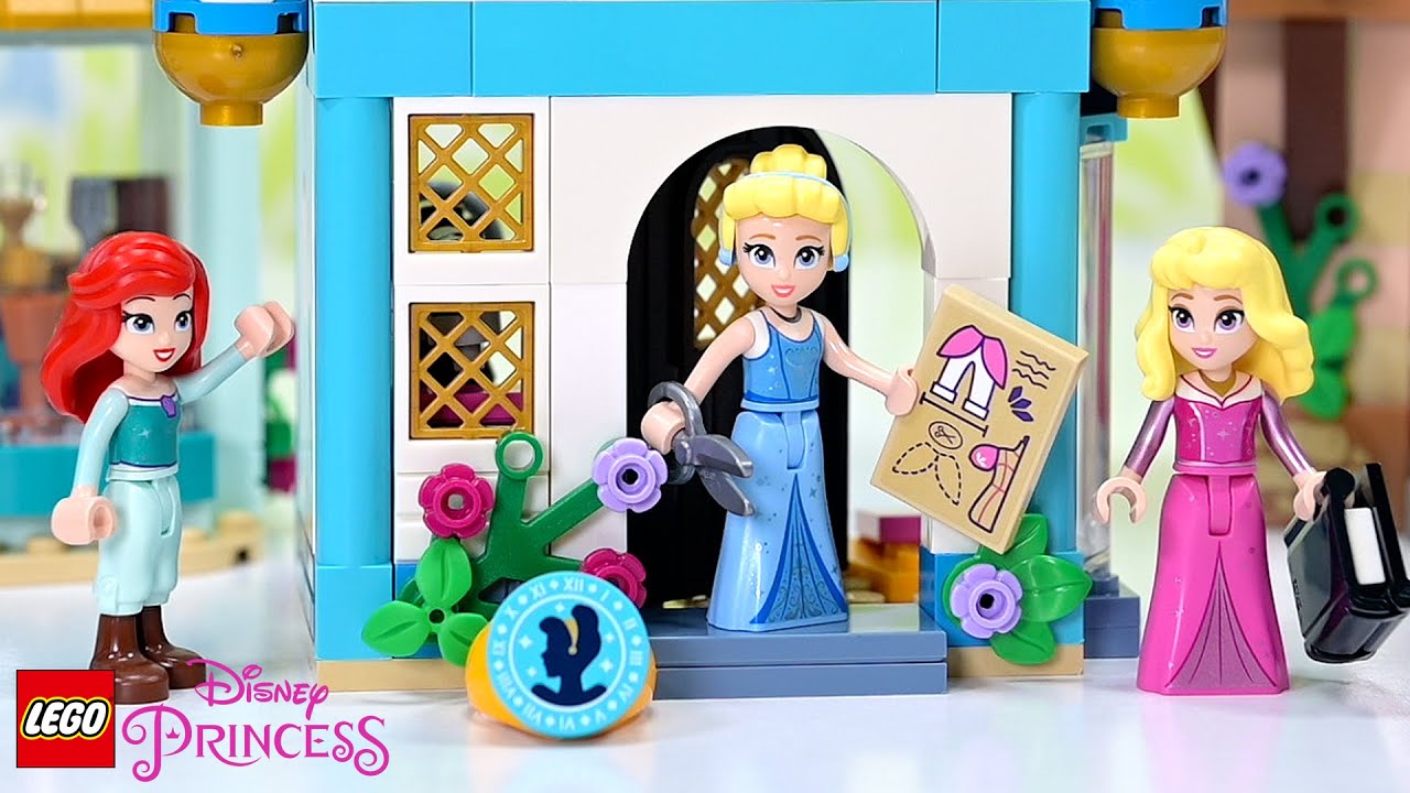 Cinderella’s Dressmaking Shop | LEGO Disney Princess Market Adventure build & review