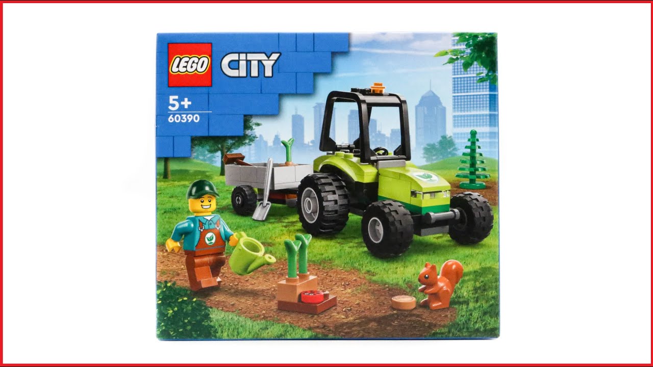 LEGO City 60390 Park Tractor Speed Build