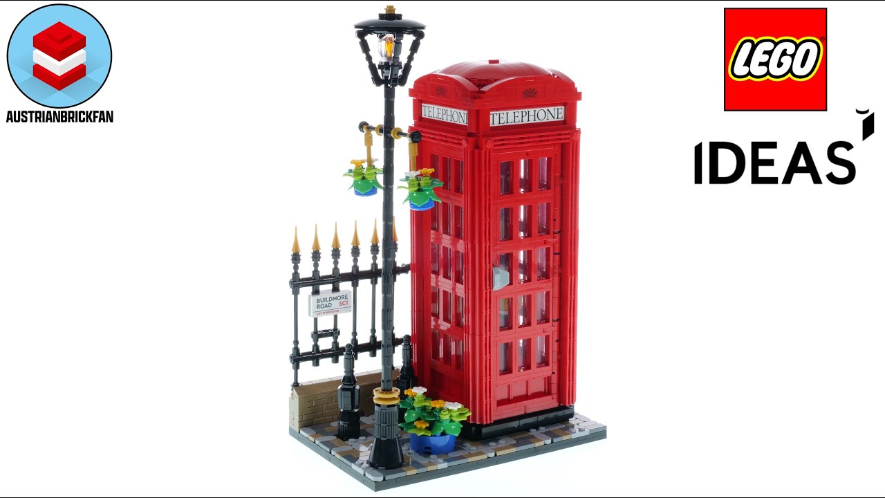 LEGO Ideas 21347 Red London Telephone Box – LEGO Speed Build Review