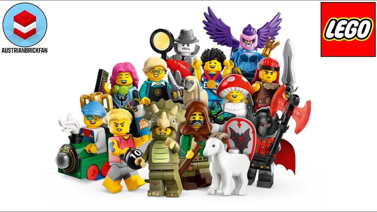 LEGO 71045 Collectable Minifigures Series 25 Speed Build – All 12 Figures