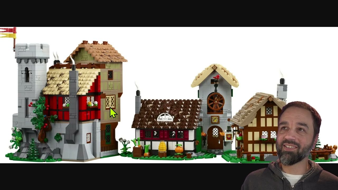 LEGO Icons Medieval Town Square 10332 official pics & thoughts!