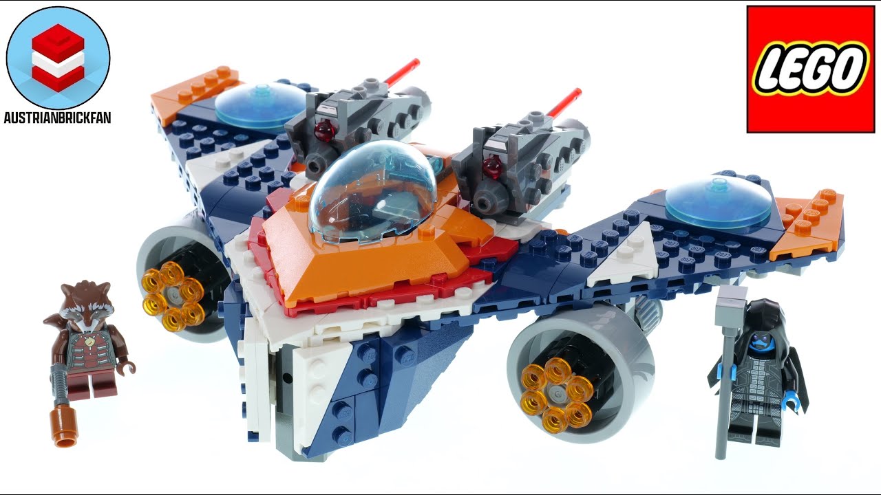 LEGO Marvel 76278 Rocket's Warbird vs. Ronan Speed Build Review