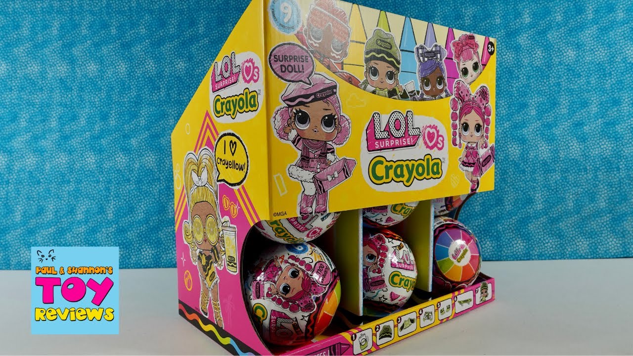 LOL Surprise Loves Crayola Doll Blind Box Opening Review