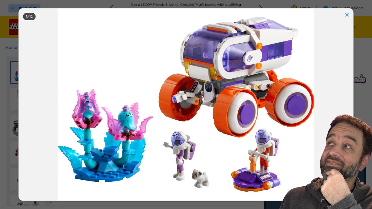 Another LEGO Space set reveal! Space Research Rover 42602 (Friends)