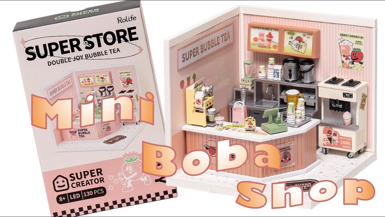 Building a DIY Mini Boba Shop!