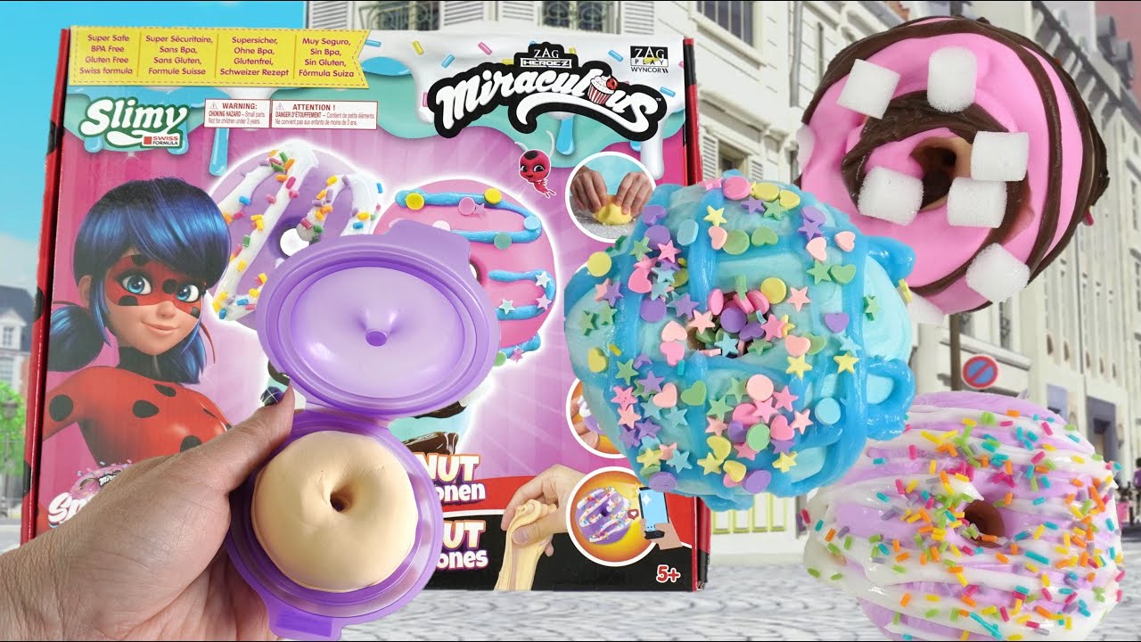 Miraculous Ladybug DIY Slime Donut Kit