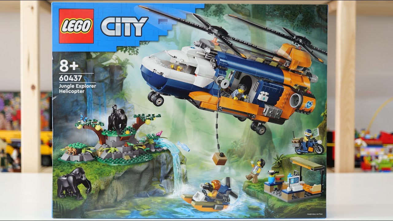 LEGO City 60437 Jungle Explorer Helicopter at Base Camp – LEGO Speed Build Review