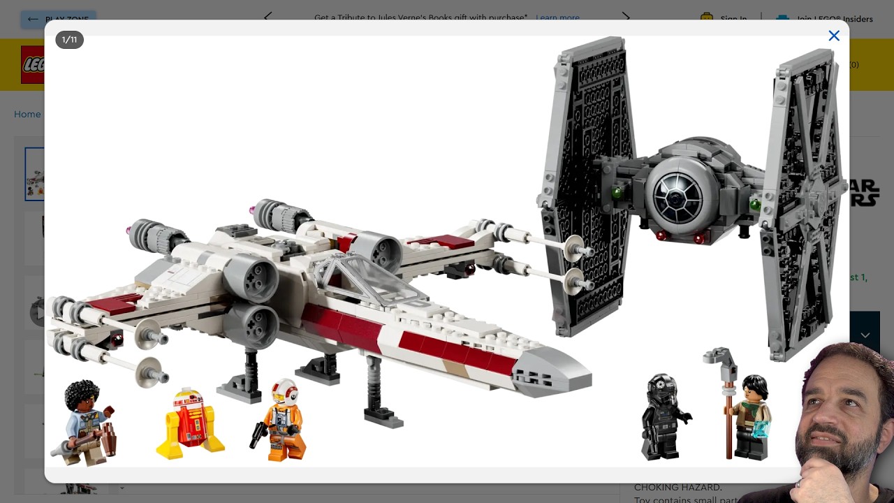 LEGO Star Wars TIE Fighter & X-Wing Mash-up official pics & my thoughts! Fantastic pair 75393