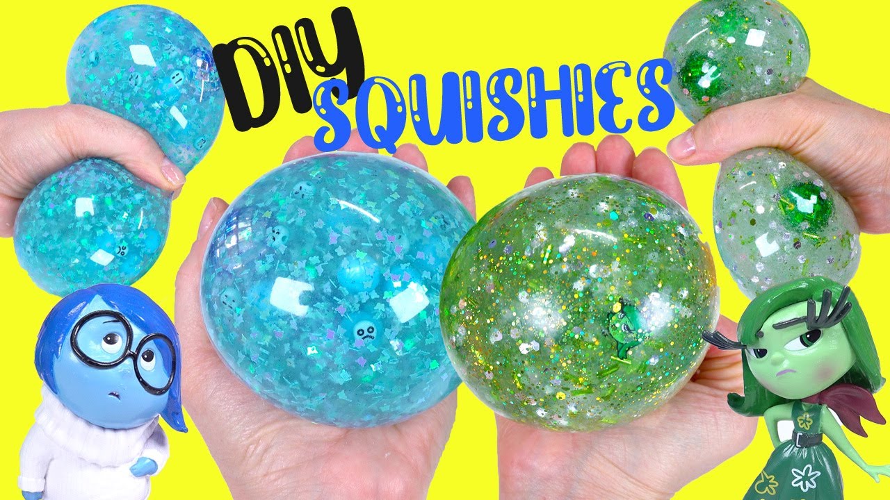 Inside Out 2 Movie DIY Squishies with Squishy Maker with Sadness and Disgust! Crafts for Kids