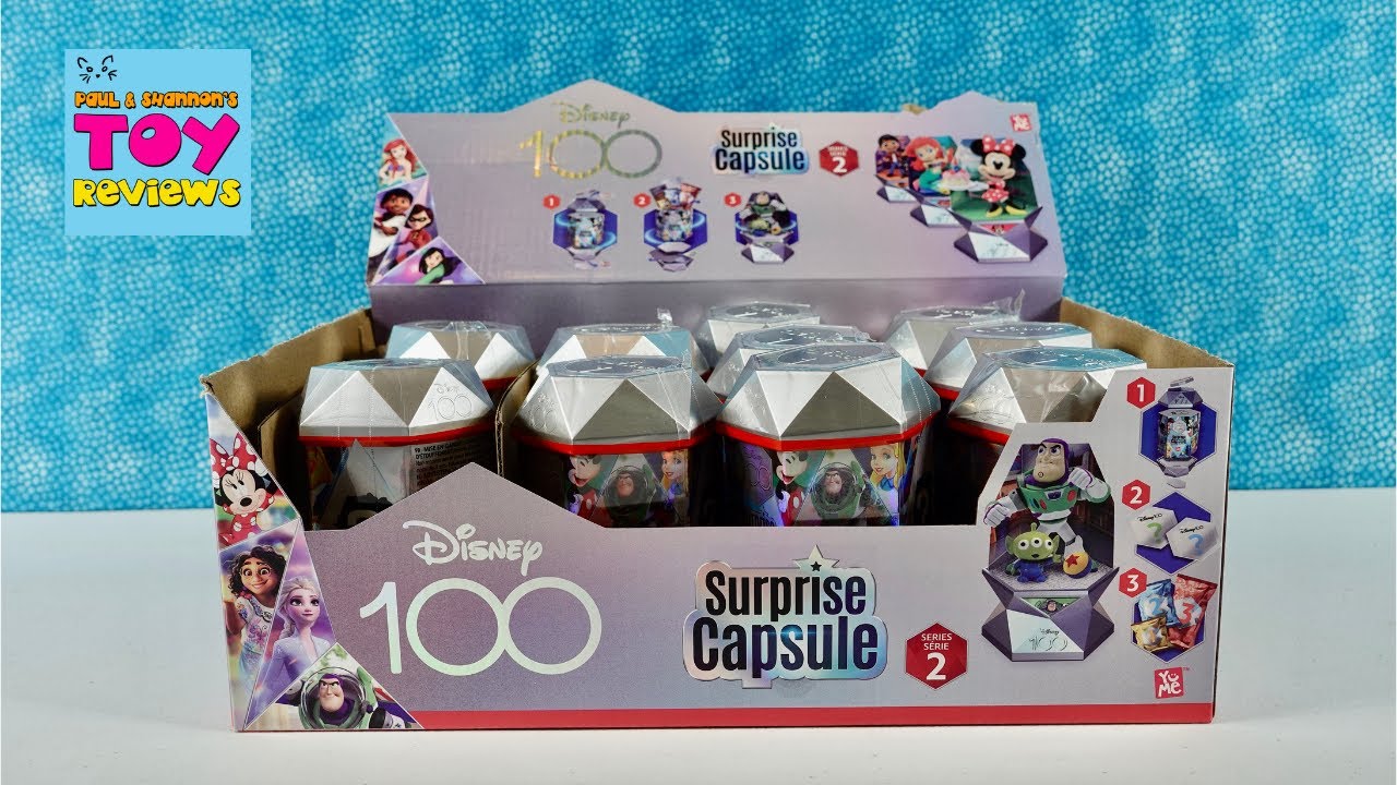 Disney 100 Surprise Capsule Series 2 YuMe Blind Box Unboxing Review | PSToyReviews