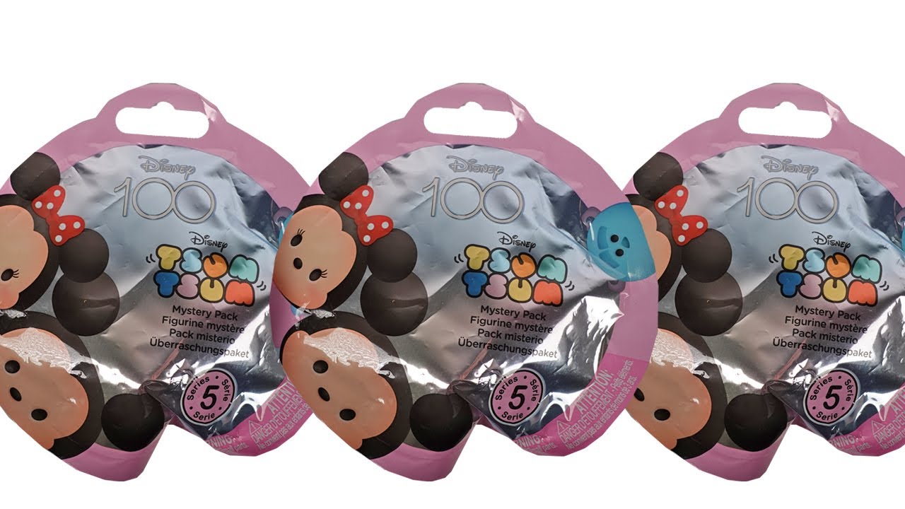 Disney 100 Years of Wonder Tsum Tsum Mystery Pack Celebration Series 5 Blind Bag Unboxing