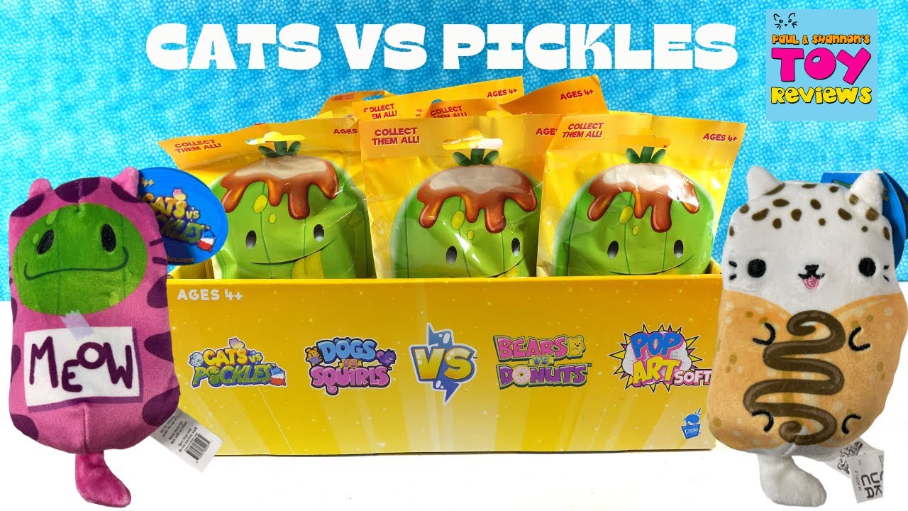 30 Cats vs Pickles Blind Bag Plush Palooza Unboxing Review