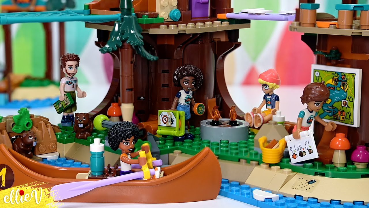 Eat that mushroom 🍄? Or noooo 🤯? Finishing Lego Friends Adventure Camp Treehouse build & review pt 2