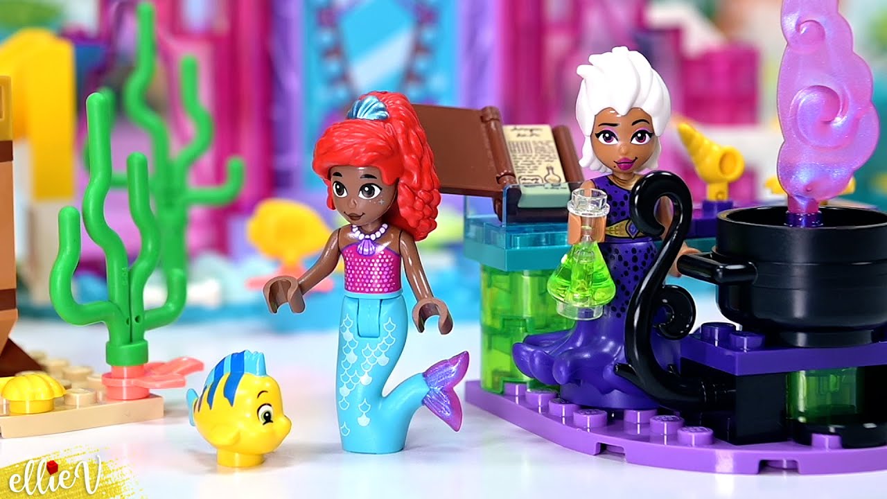 It’s….a whole new Ariel ♬🧜🏾‍♀️ LEGO Disney Ariel’s Crystal Cavern build & review