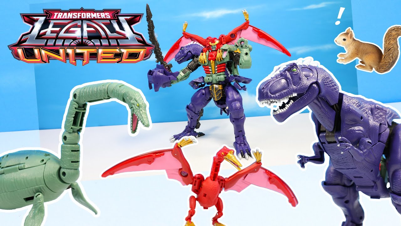 Transformers LEGACY United Beast Wars Magmatron Commander Class Dinosaur Combiner Unboxing Review