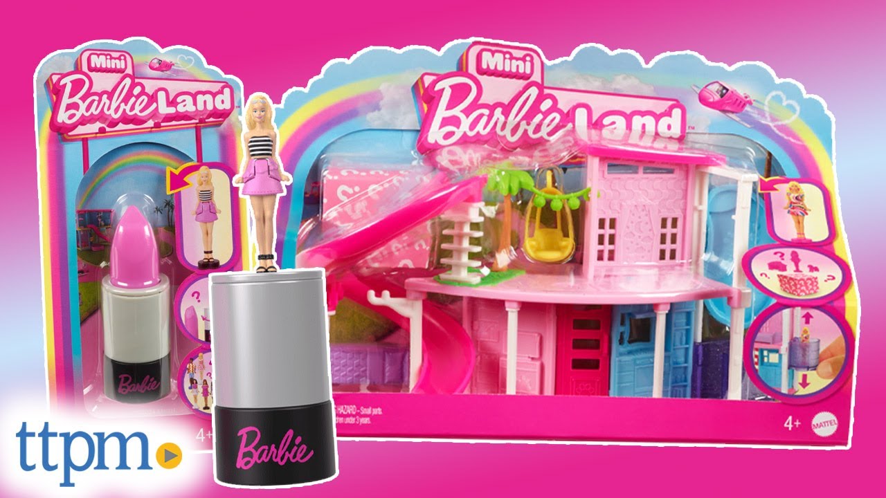 BIG Barbie Fun with NEW Mini BarbieLand!