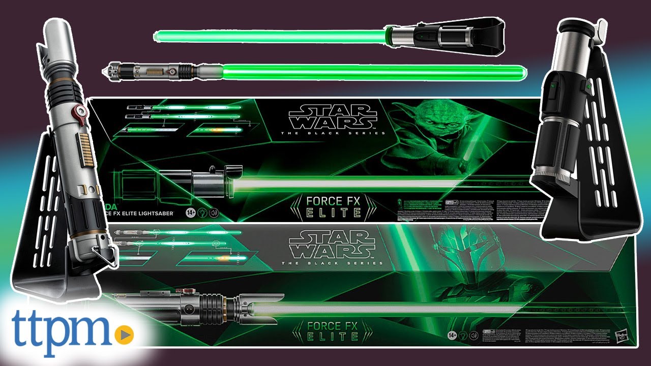 Black Series Force FX Sabine Wren and Yoda Lightsabers