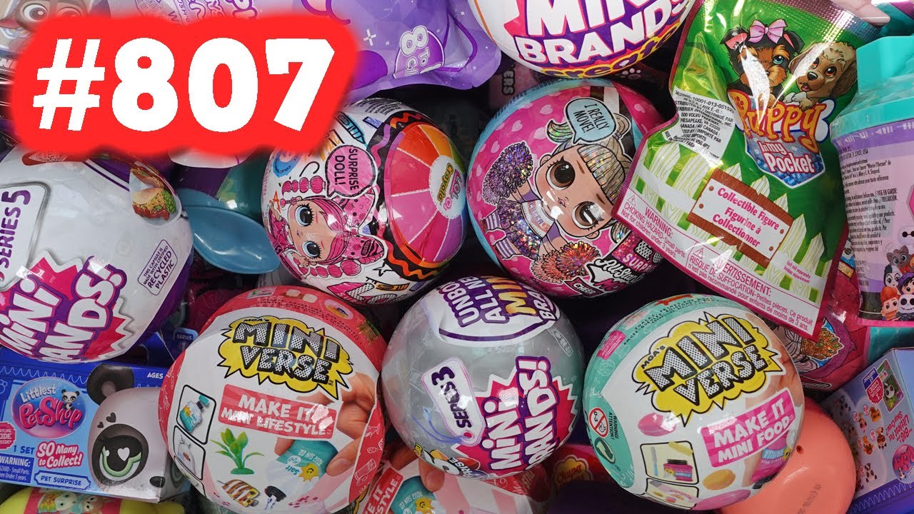 Random Blind Bag Box #807 – Creepy Cuffs, LOL Loves Mini Sweets, Funko Bitty Pop, Squishville