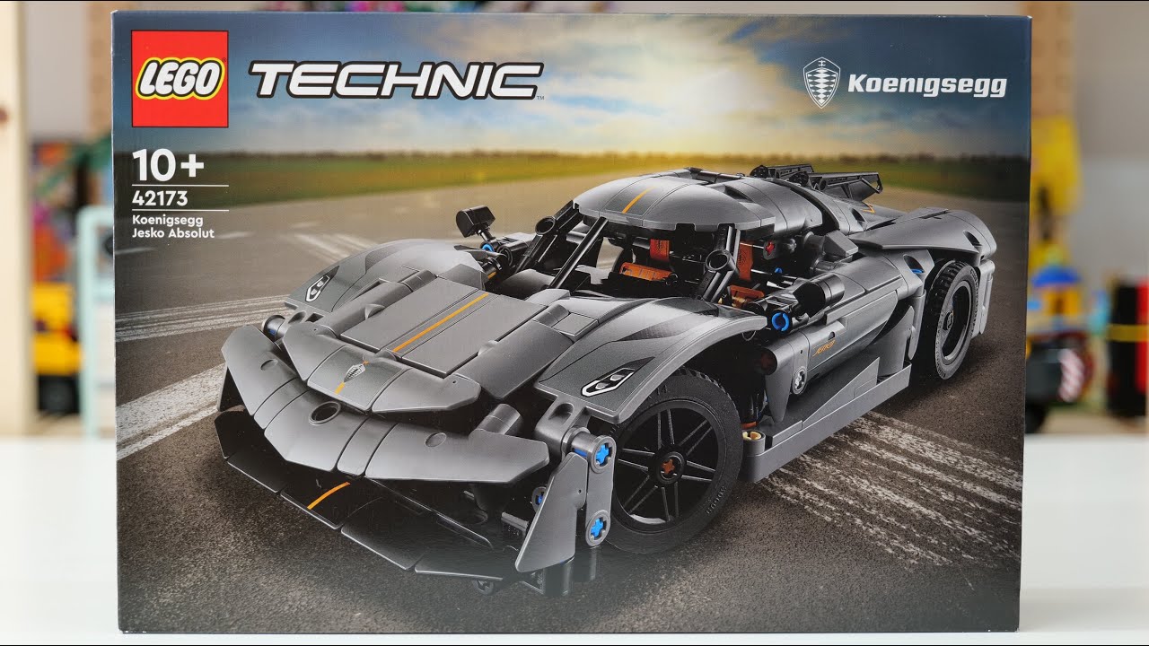 LEGO Technic 42173 Koenigsegg Jesko Absolut Grey Hypercar - LEGO Speed Build Review