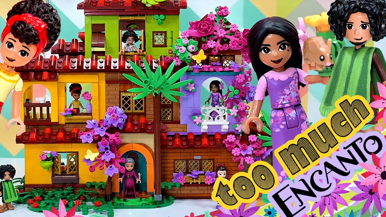 My homemade Family Madrigal (and La Casita) 🌼 LEGO minidoll repaint and custom build compilation