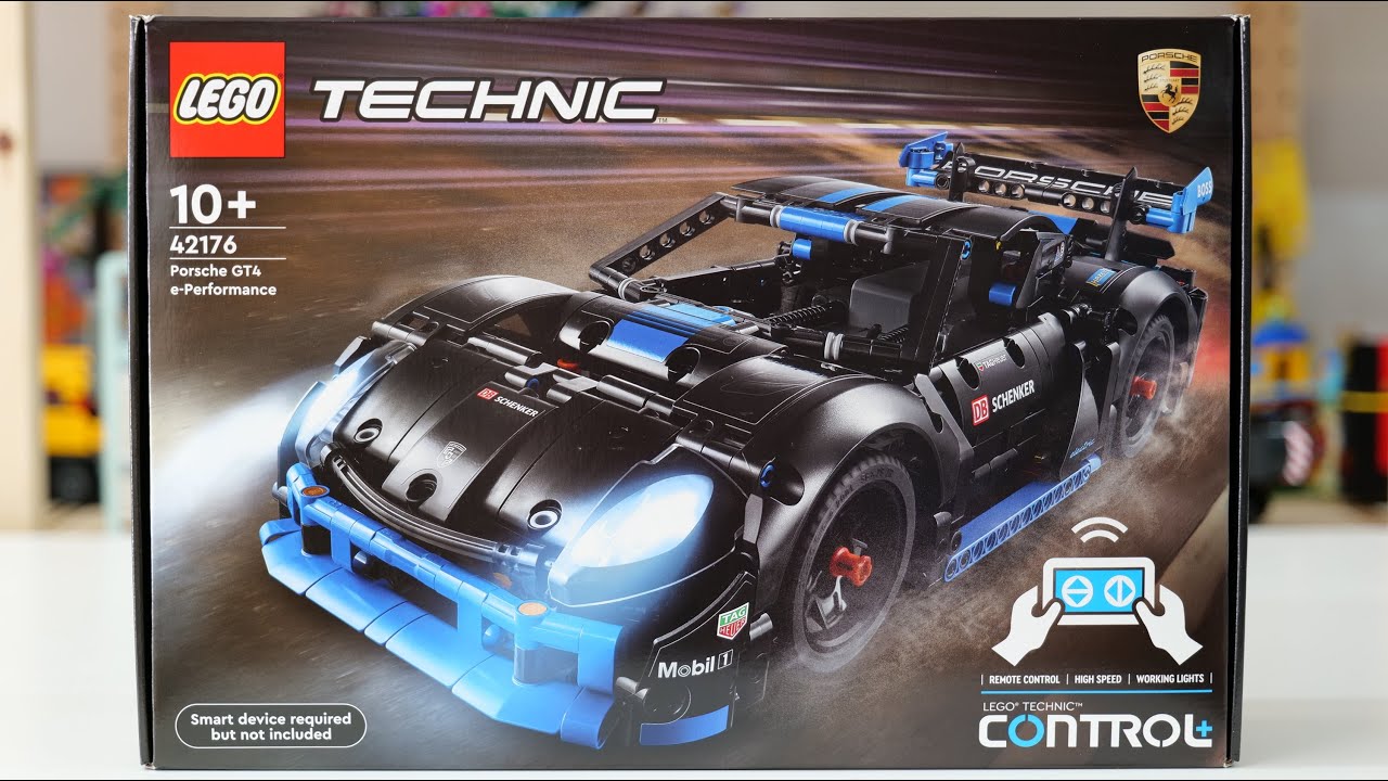 LEGO Technic 42176 Porsche GT4 e-Performance Race Car – LEGO Speed Build Review