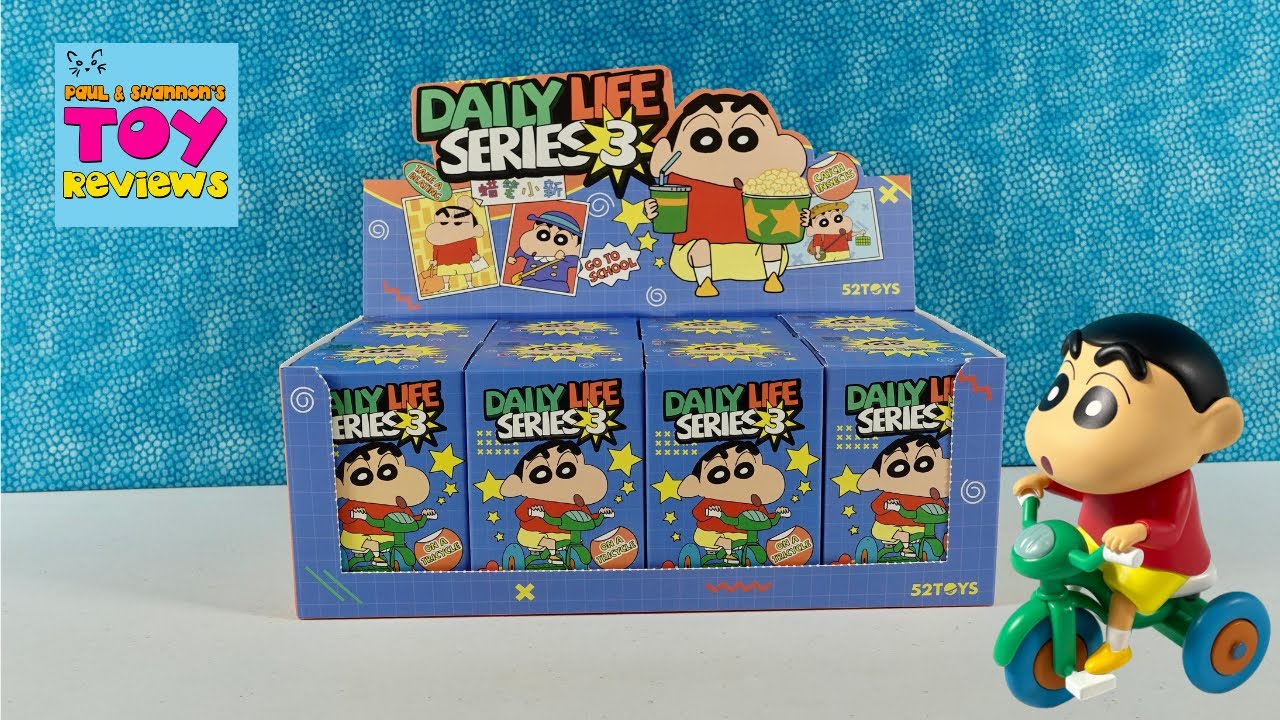 Crayon Shin-Chan Daily Life Series 3 Blind Box Figure Unboxing