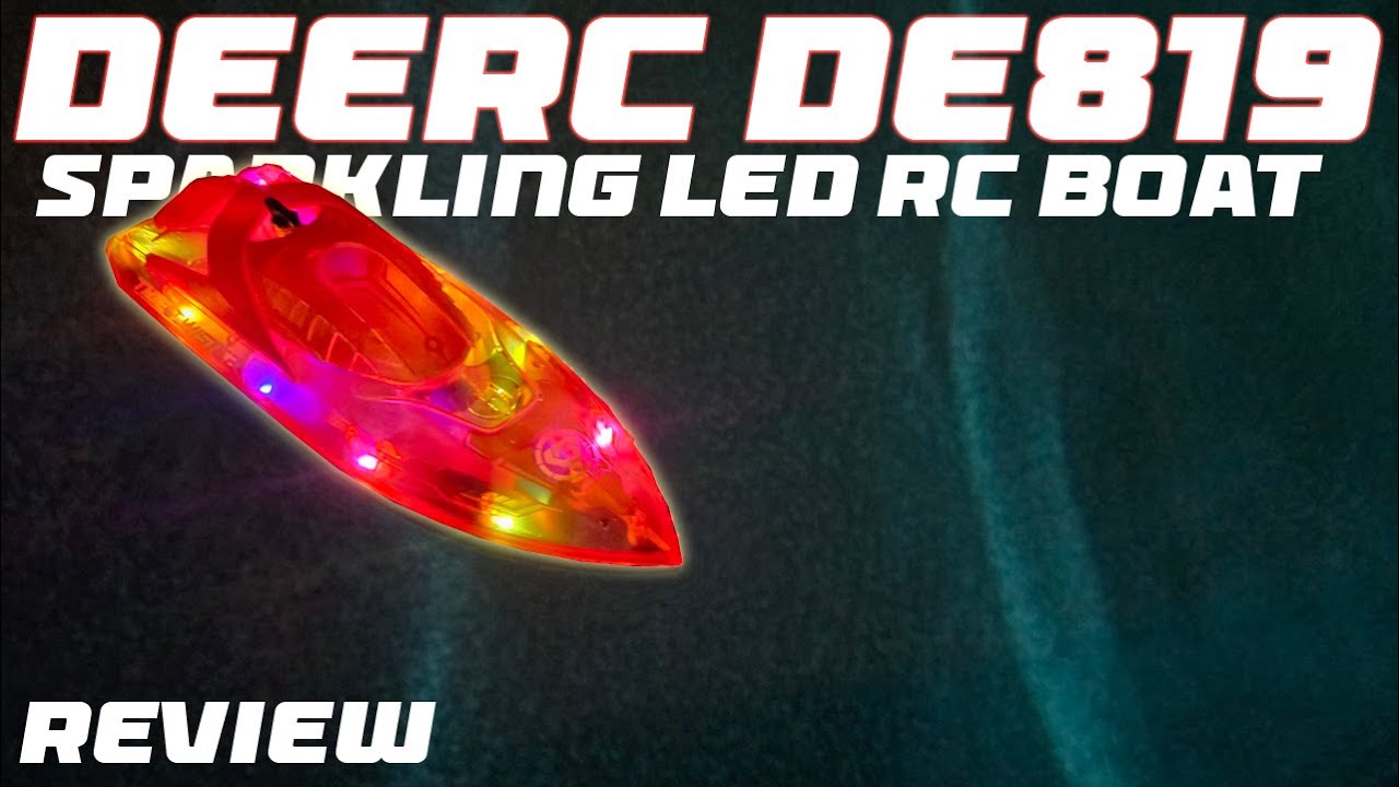 DEERC DE819 Sparkling LED RC Boat