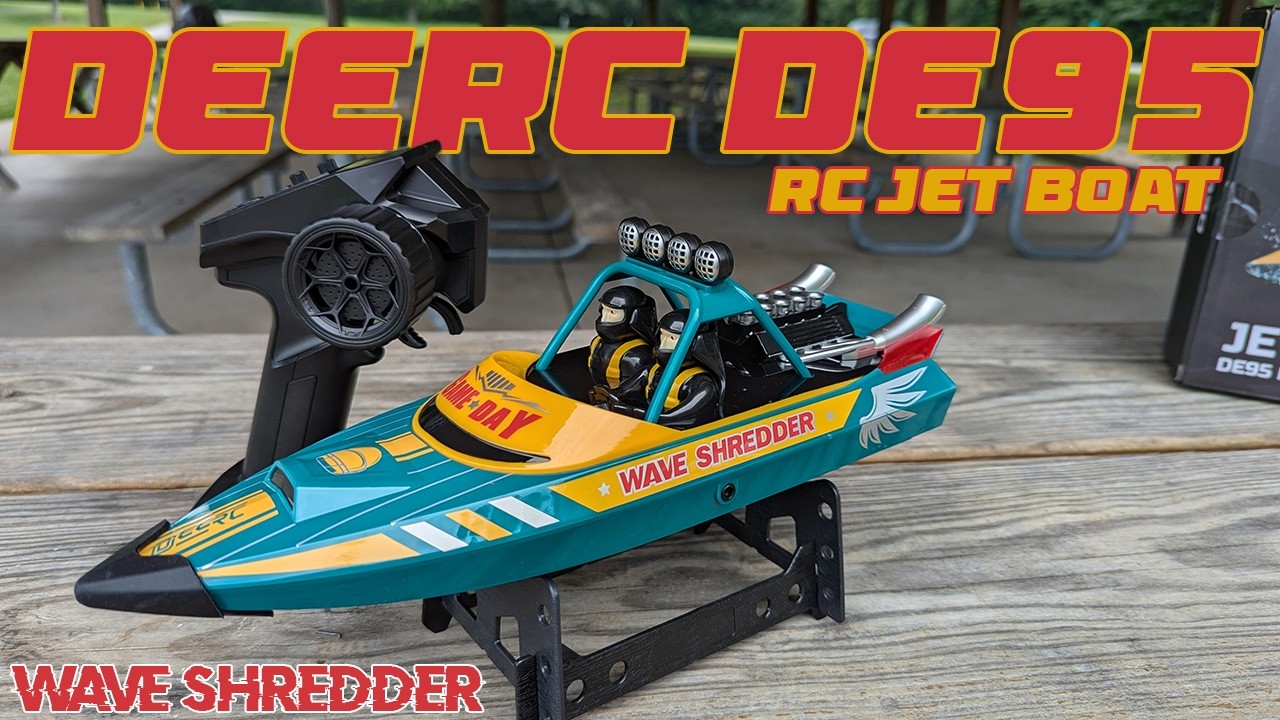 DEERC DE95 Wave Shredder RC Jet Boat Review