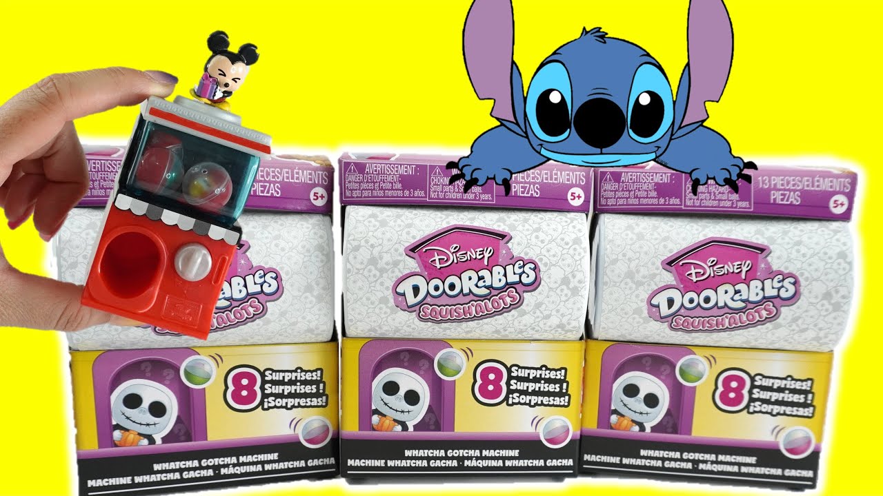 Disney Doorables SquishaLots Whatcha Gotcha Machine Capsule Dispenser