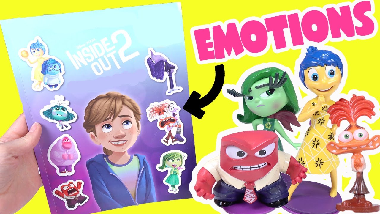 Disney Inside Out 2 Movie Activity Book with Stickers! Character Dolls