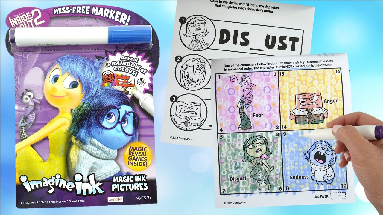 Disney Inside Out 2 Movie Imagine Ink