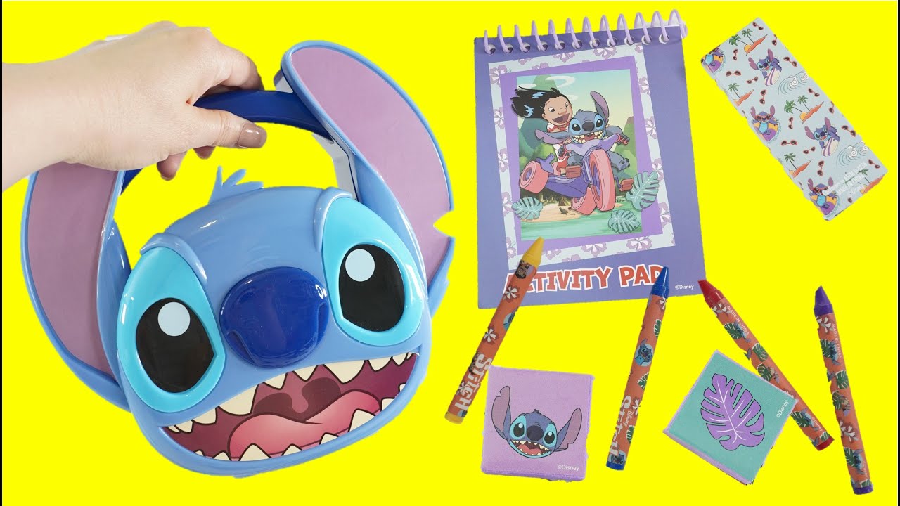 Disney Stitch Activity Case with Coloring Book and Stickers