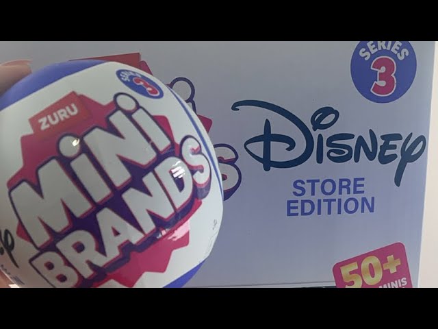 Disney Store Series 3 Mini Brand Toy Unboxing