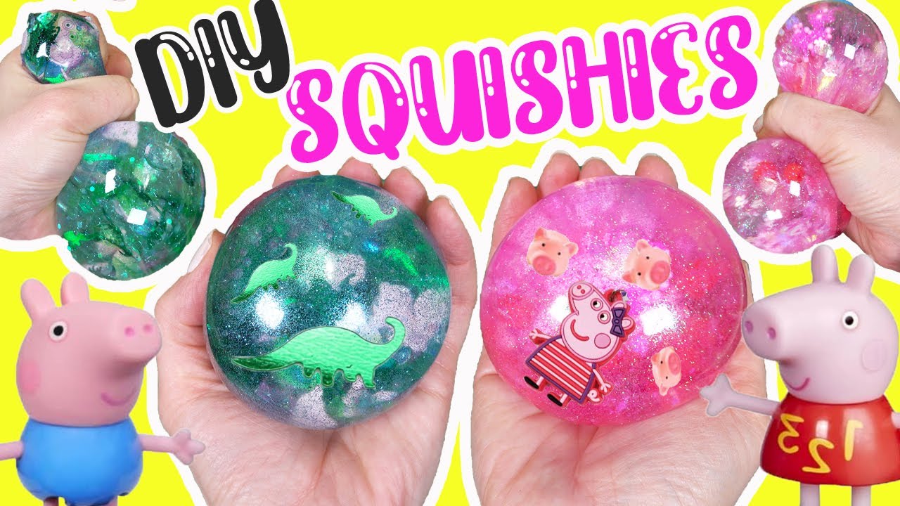 Peppa Pig DIY Squishies with Squishy Maker with Peppa and George! Crafts for Kids