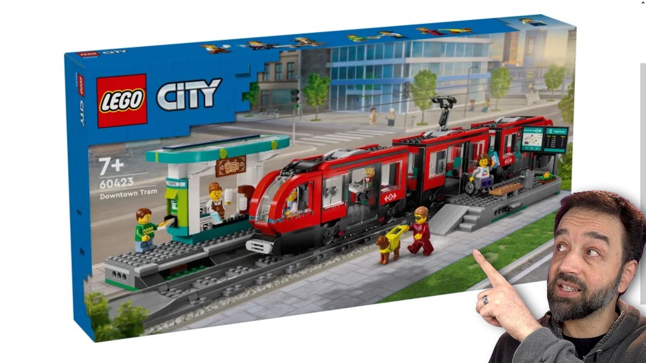 LEGO City Downtown Tram (Train!) & Advent Calendar official reveals & thoughts!