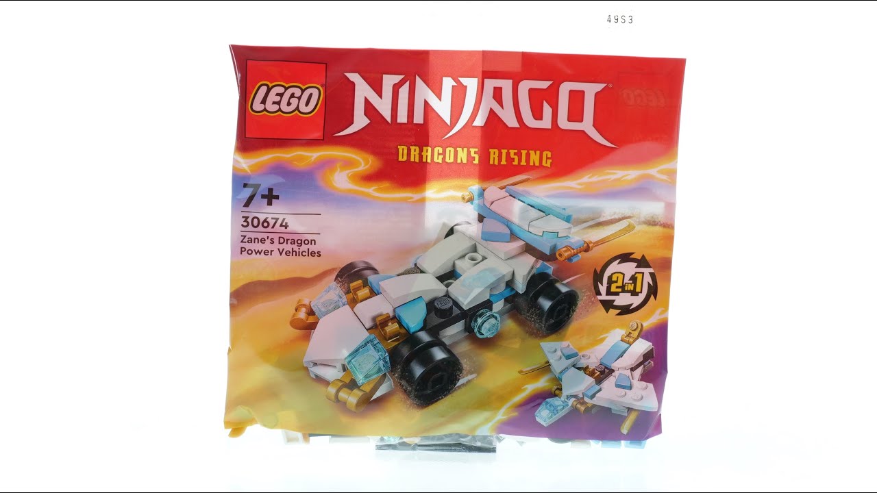 LEGO Ninjago 30674 Zane’s Dragon Power Vehicles – All 2 Models Speed Build