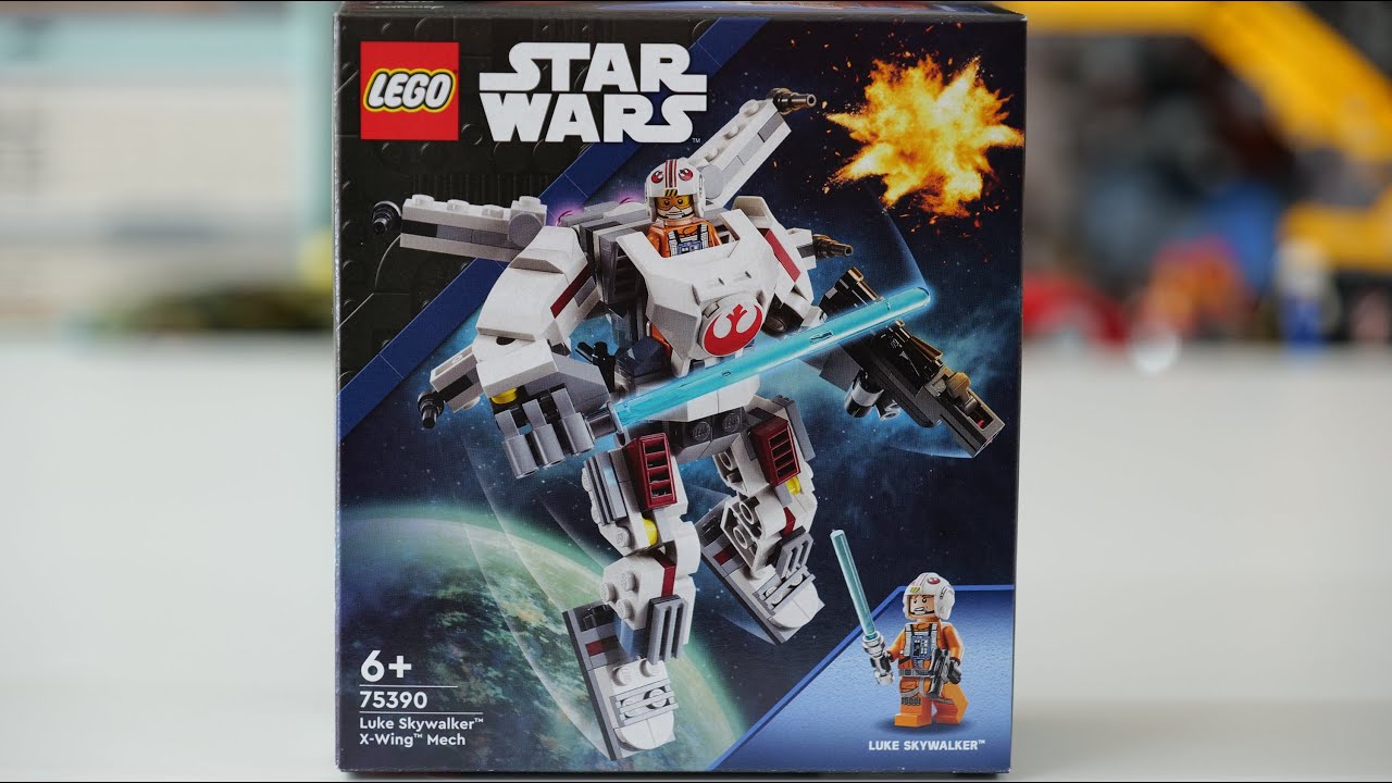 LEGO Star Wars 75390 Luke Skywalker X-Wing Mech – LEGO Speed Build Review